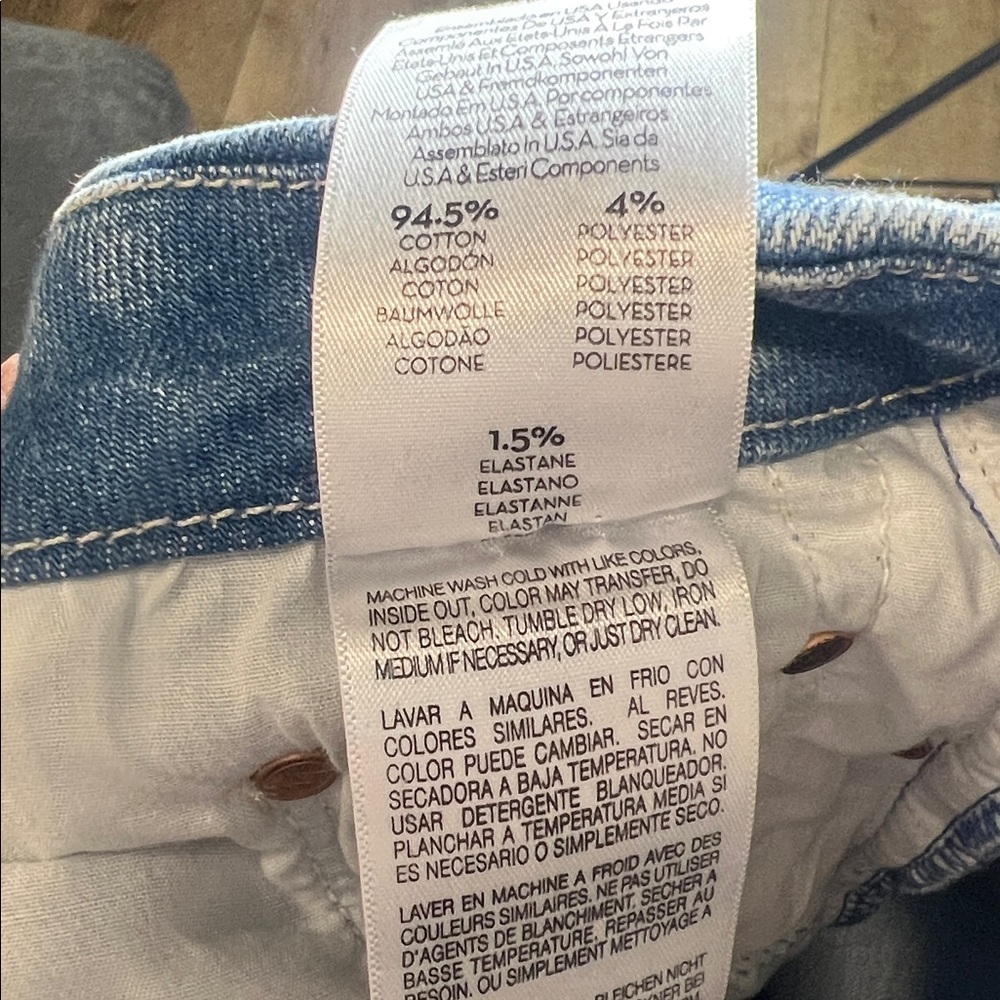 MOTHER The Looker Ankle Fray Jeans in Deep Breaths Size 26 - Picture 12 of 13